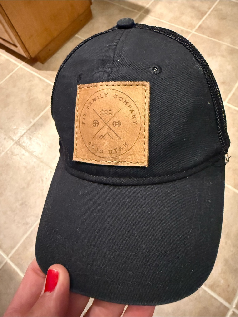 SOJO FIT FAMILY COMPANY Utah Trucker Hat youth size black